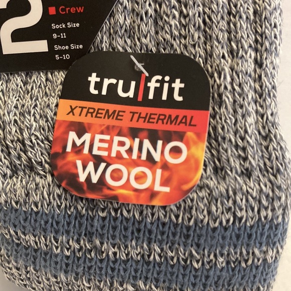 Merino Wool Blend Socks Xtreme Thermal Warm Cold Weather Boot Socks Grey - Picture 6 of 15